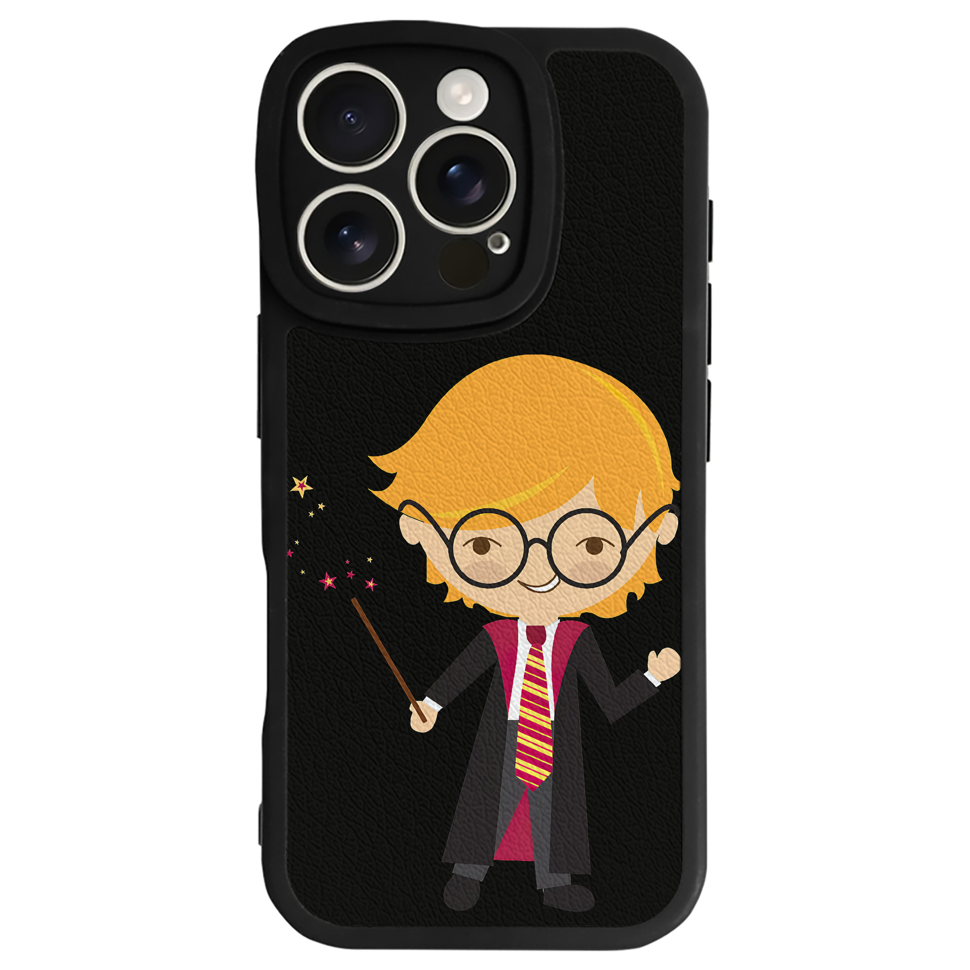 （画像用） Harry Potter ハリー・ポッターシリーズ 【iPhone 16シリーズ対応】シリコンスマホケース（レザー調） 材質：シリコン